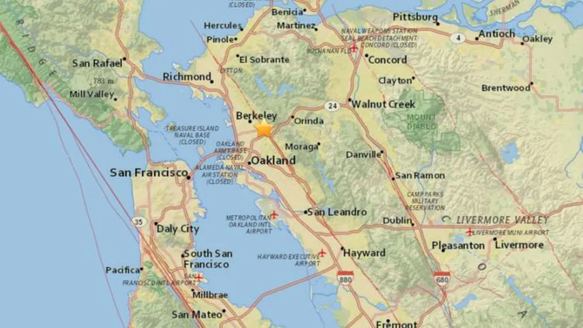 Seism cu magnitudine de 4.5 în California