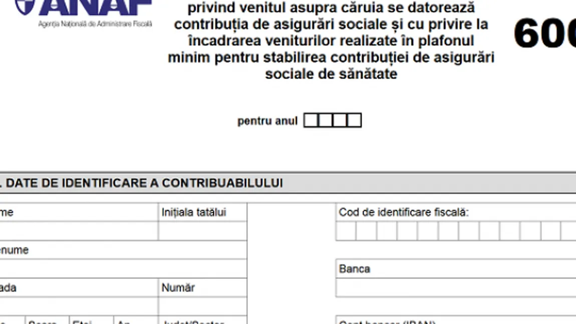 Ministrul Finanţelor: Toate lucrurile legate de Formularul 600 vor fi clarificate săptămâna viitoare