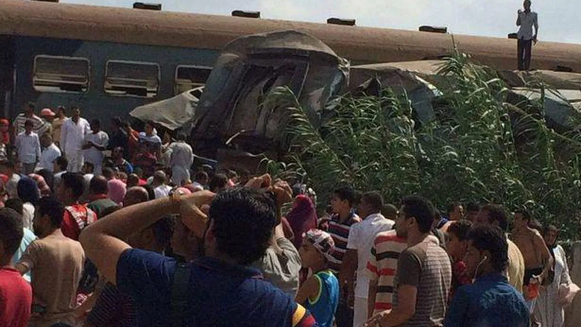 Accident feroviar în Egipt. Cel puţin 15 persoane au murit