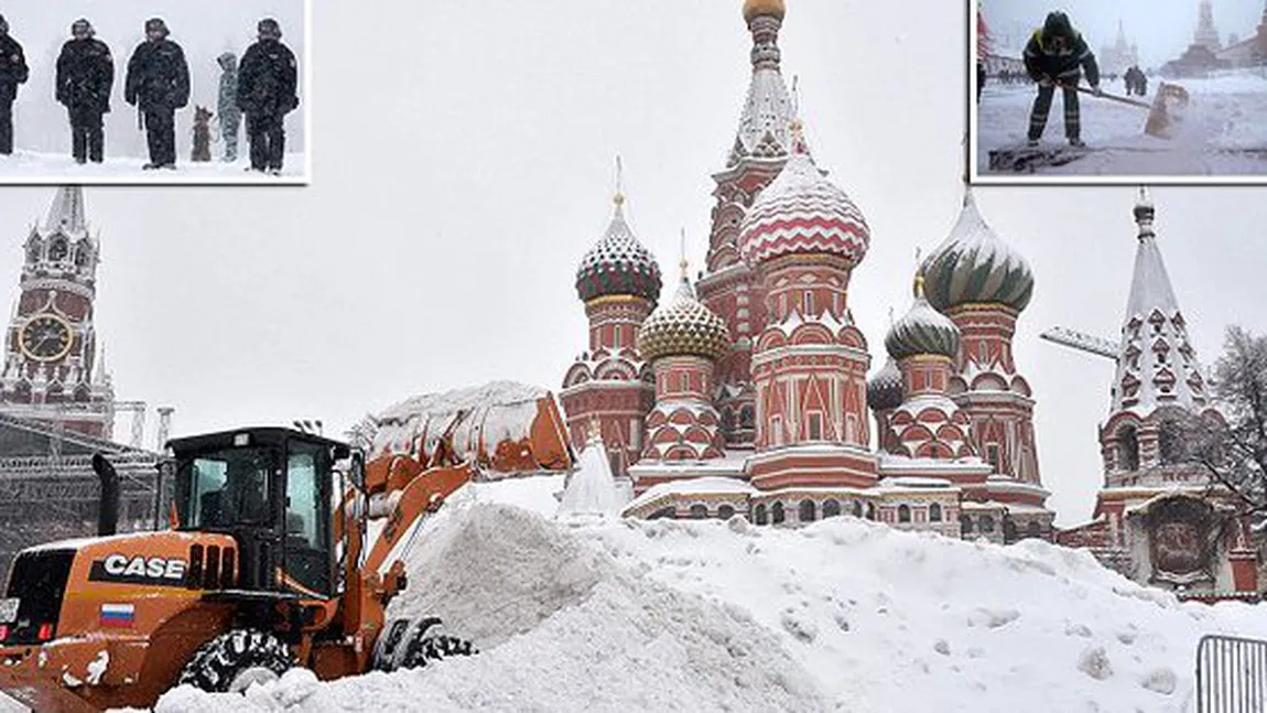 Cea mai mare furtună de zăpadă la Moscova, din istoria măsurătorilor meteo. Capitala Rusiei e paralizată