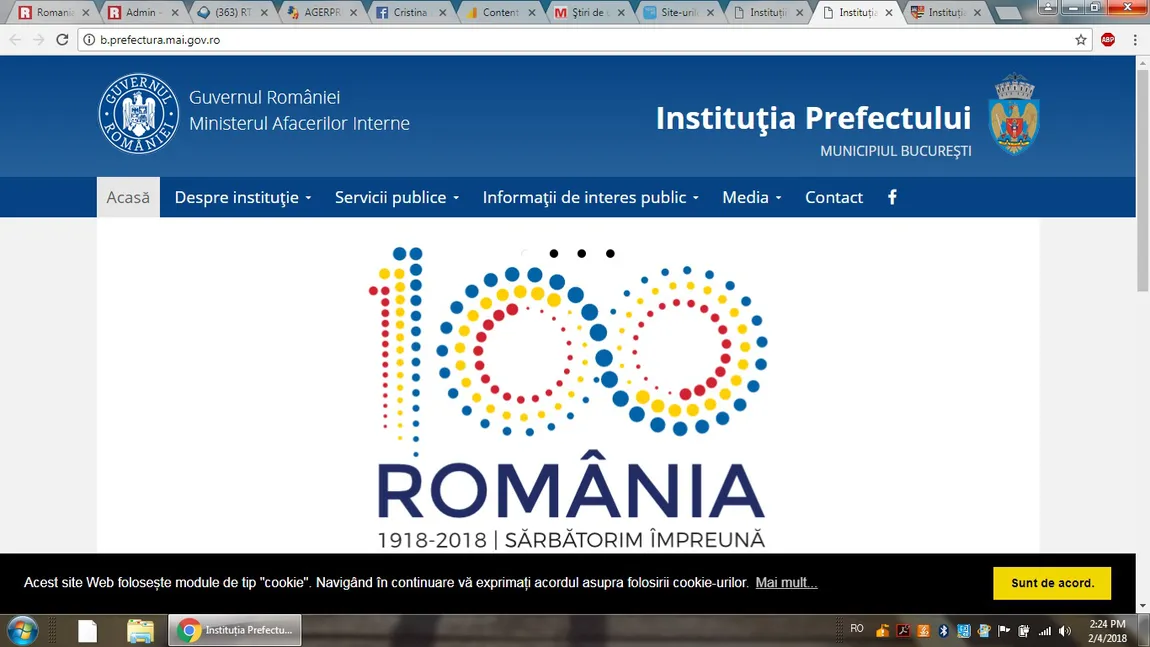 Site-urile prefecturilor au un nou format standard şi vor prelua automat atenţionările meteo ANM