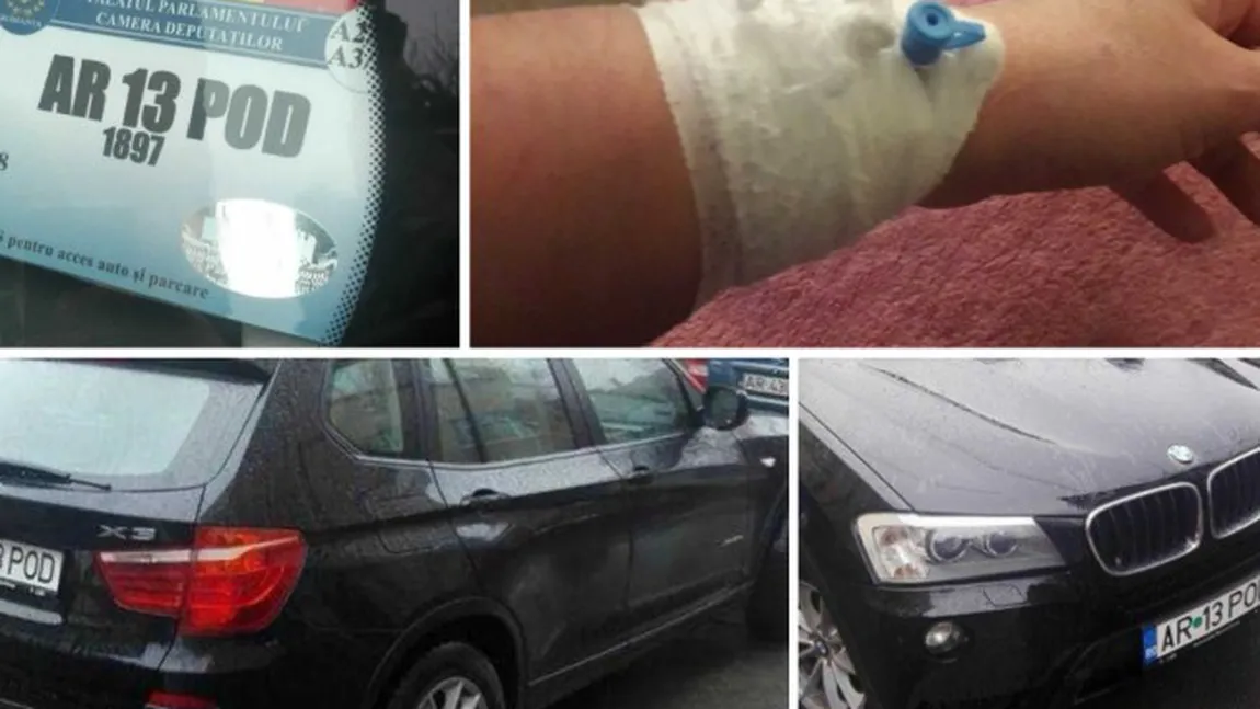 O maşină cu însemnele Camerei Deputaţilor a blocat poarta unei bolnave care avea o urgenţă medicală