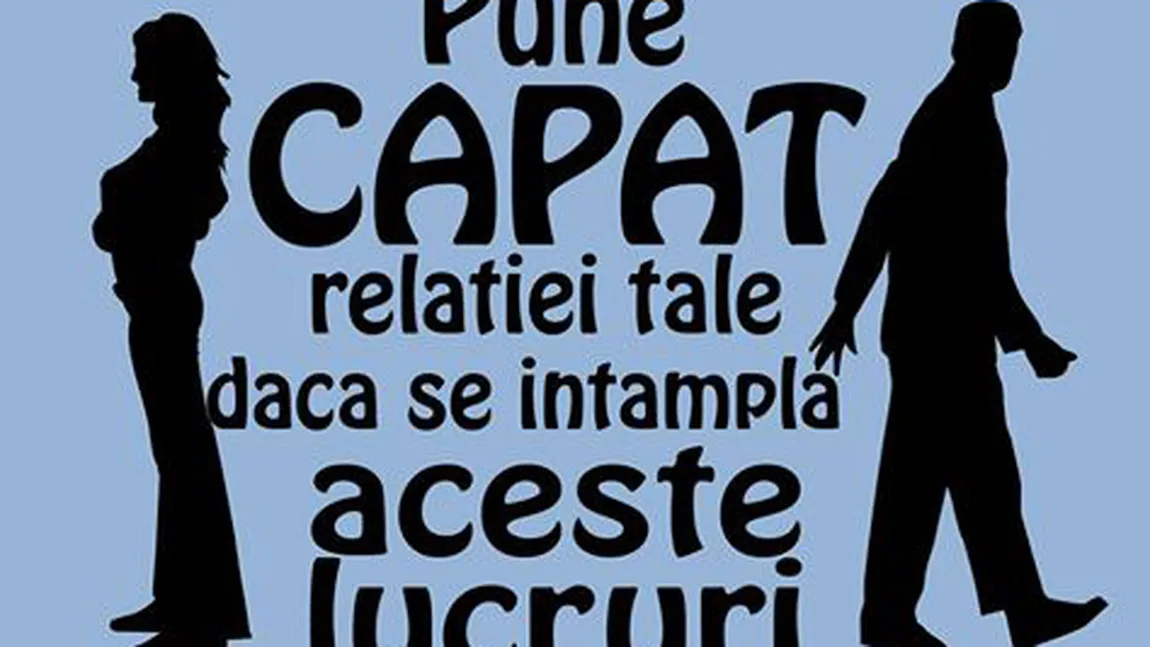 Este relaţia ta la final? Află cum să-ţi dai seama