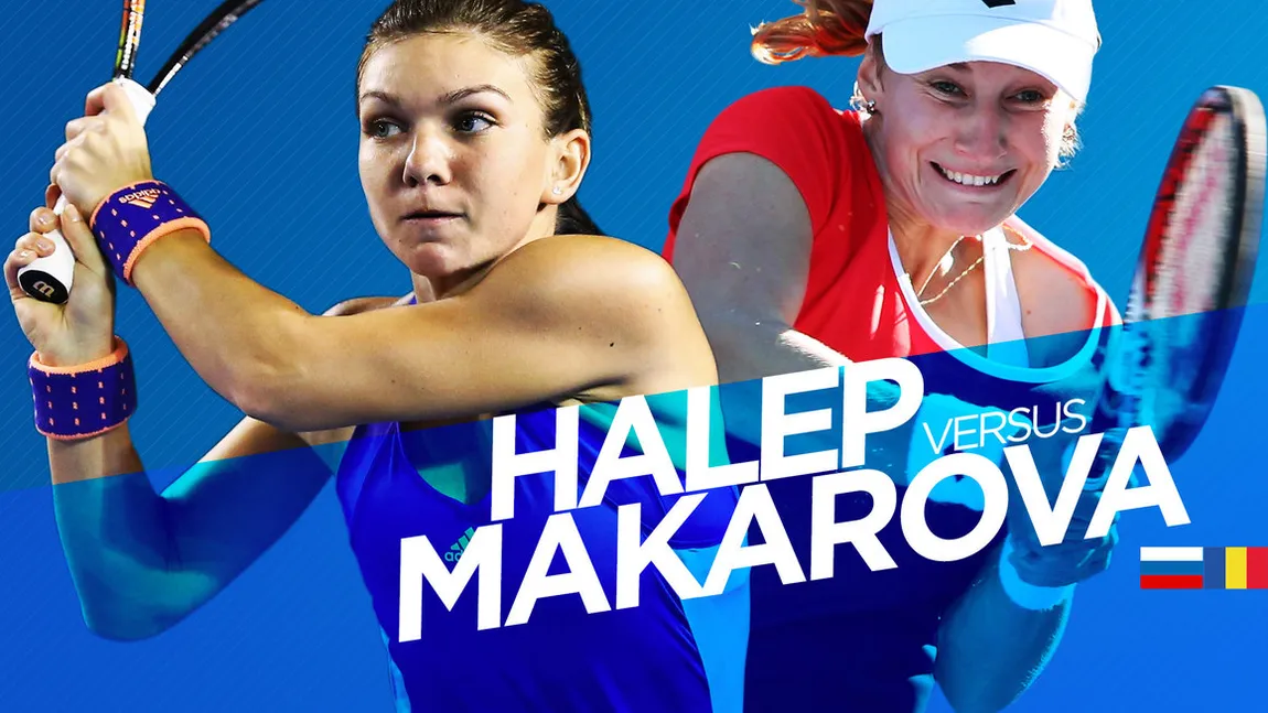 Simona Halep, victorie spectaculoasă la Doha. A pierdut doar trei game-uri cu Makarova
