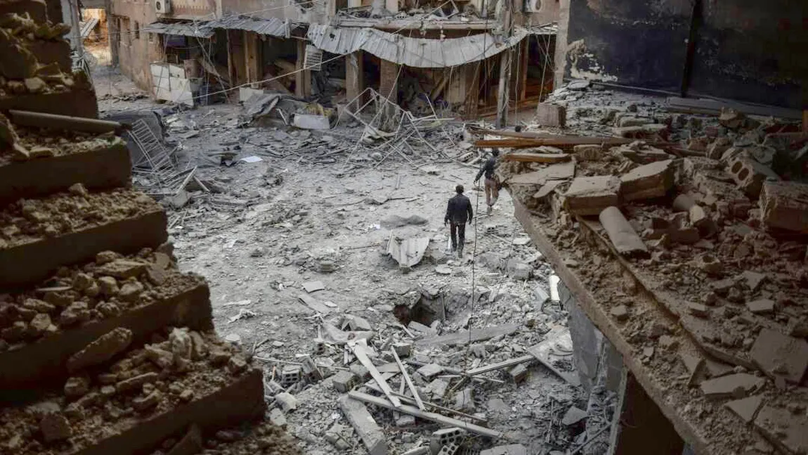 Siria, mărturii cutremurătoare din infern. Copiii trăiesc în subsoluri, flămânzi, bolnavi şi îngroziţi de orice zgomot