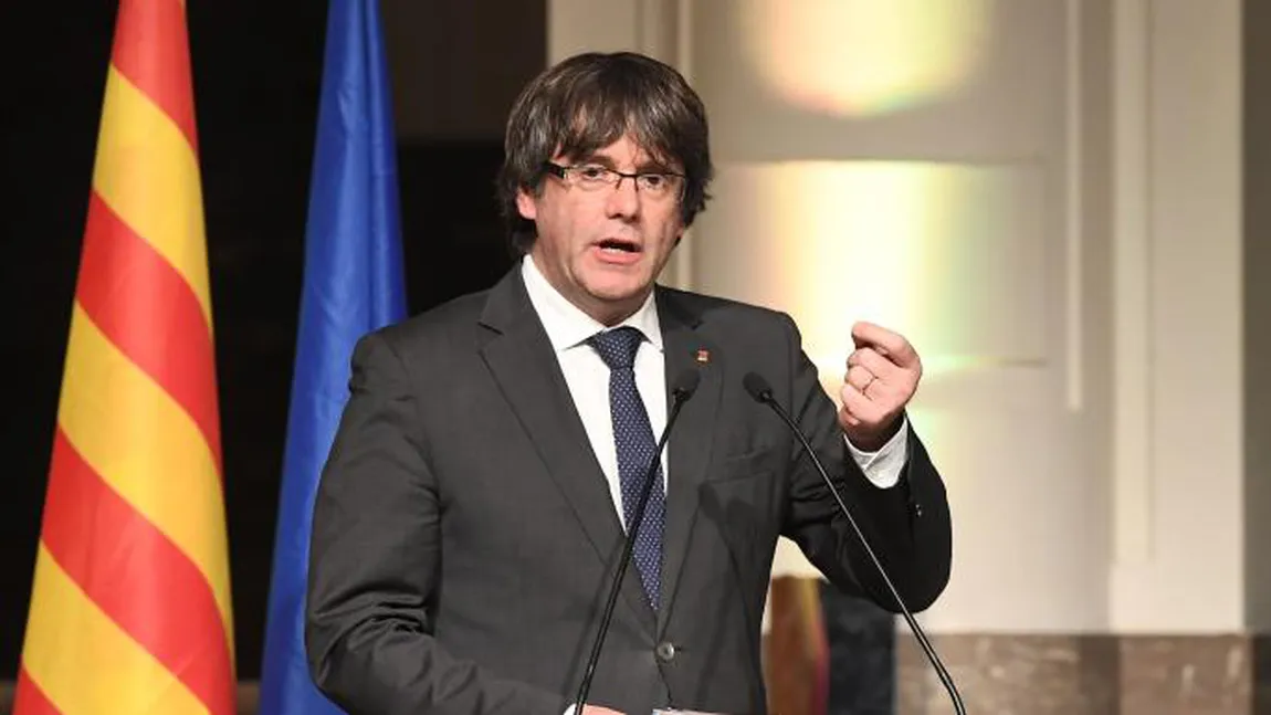 Poliţia din Finlanda a primit mandat de arestare pe numele liderului catalan Carles Puigdemont