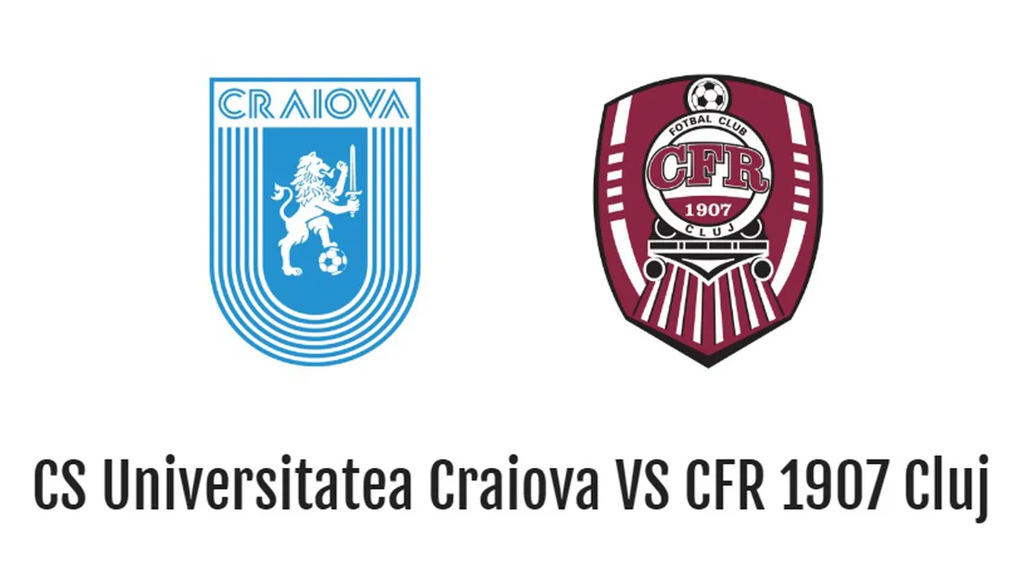 CSU Craiova - CFR Cluj 0-0 în etapa a 3-a din PLAY OFF LIGA 1. Vezi CLASAMENTUL