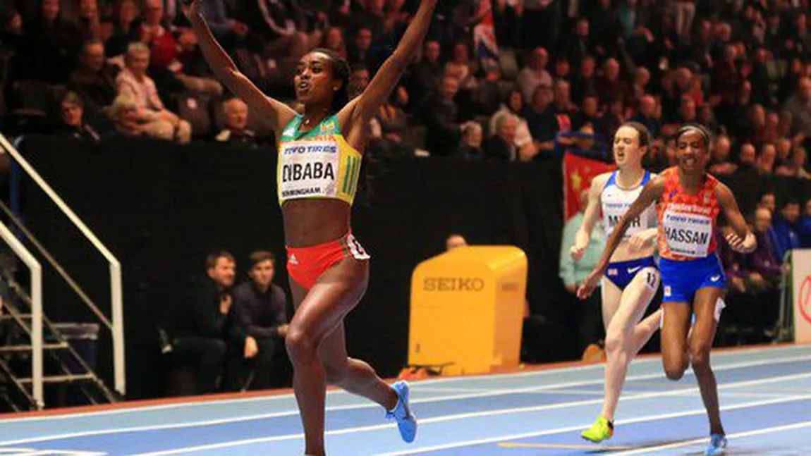 Mondialele de Atletism în sală au început joi, la Birmingham. Genzebe Dibaba, aur al 3.000 de metri, Claudia Bobocea, locul 13