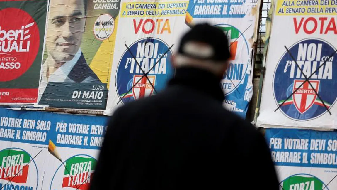 ALEGERI ITALIA 2018: Rezultate exit-poll-uri. Mişcarea de 5 stele, cele mai multe voturi