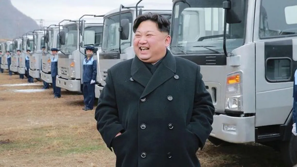 Kim Jong-Un face glume despre el însuşi