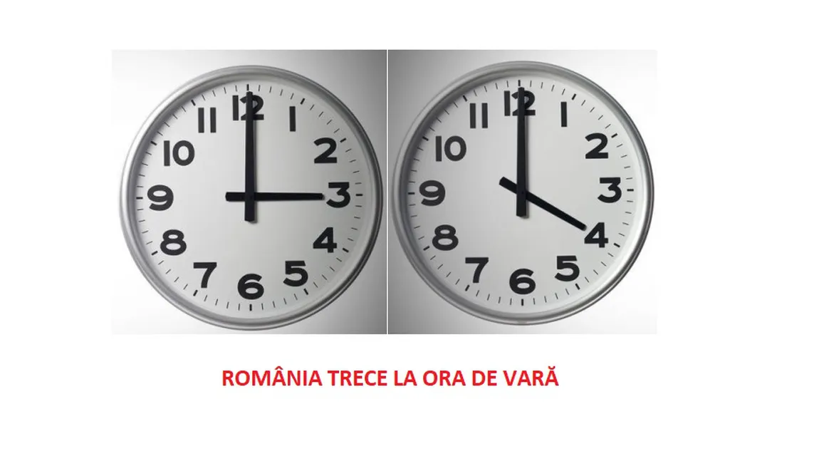 ORA DE VARĂ 2018. România trece la ora de vară în martie. Cum se schimbă ceasul