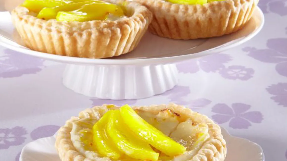 DESERTUL ZILEI: Minitarte cu mango