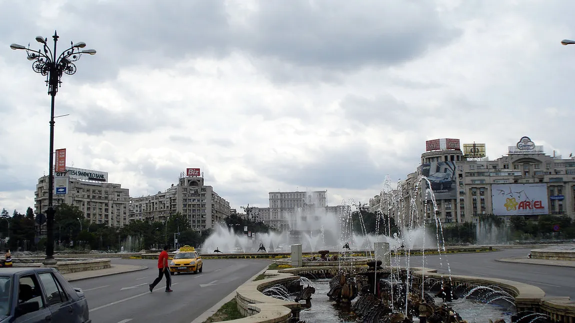Accident cu trei maşini în centrul Capitalei
