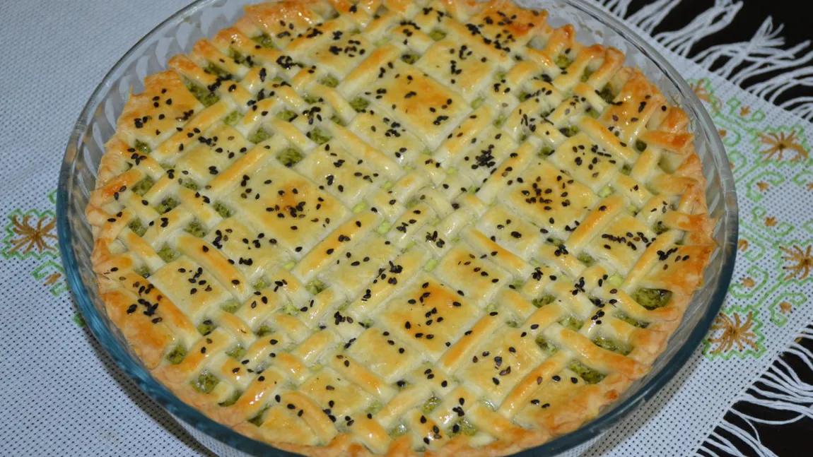 Tarta cu spanac şi brânză