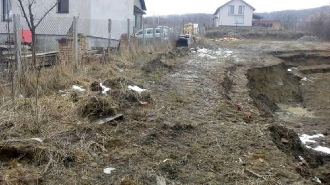 Alunecare de teren în municipiul Bistriţa
