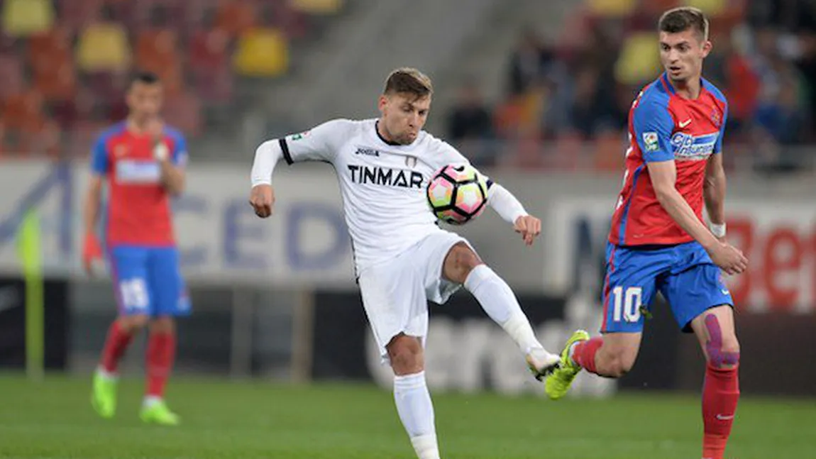 ASTRA-FCSB 0-3. Roş-albaştrii, din nou pe primul loc în Liga 1. CLASAMENT PLAY-OFF