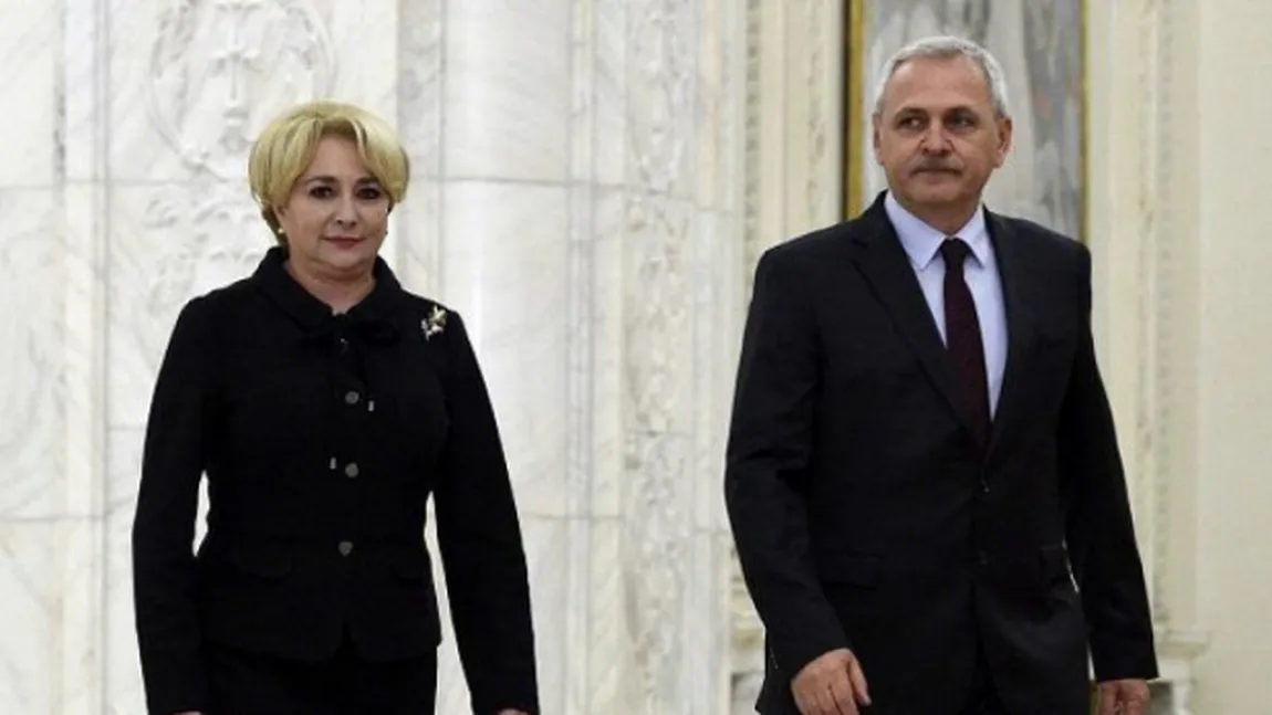 Întâlnire Liviu Dragnea - Viorica Dăncilă la Parlament