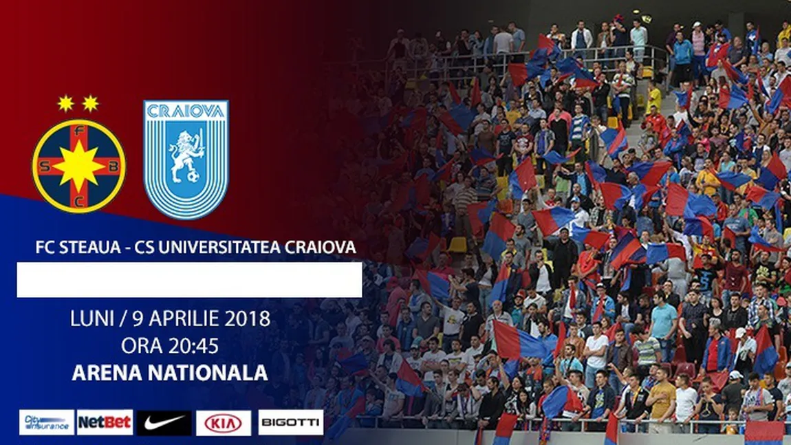 FCSB se desprinde în fruntea Ligii 1. Roş-albaştrii au câştigat derby-ul cu Universitatea Craiova