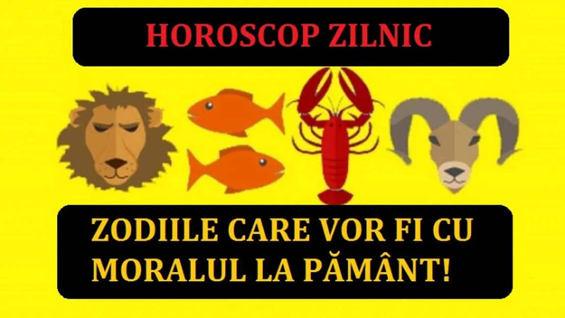 HOROSCOP 6 APRILIE 2018: Se anunţă o zi grea pentru multe zodii