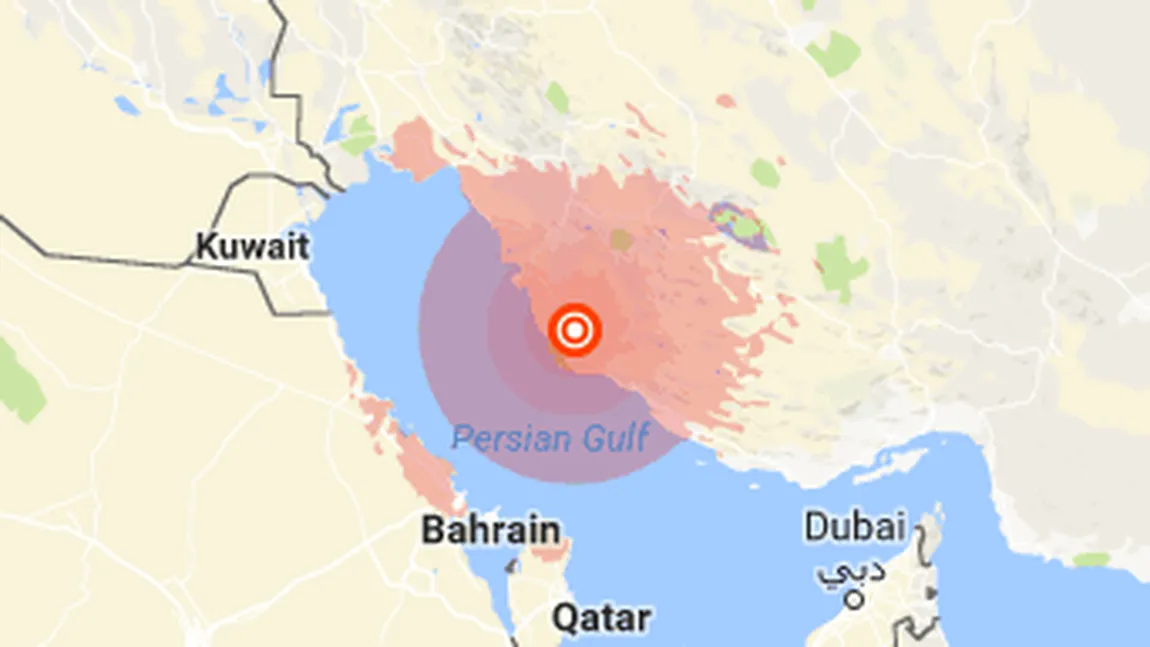 Cutremur puternic în Iran, de magnitudiune 5,8 în apropiere de o uzină nucleară. Seismul a fost resimţit în trei ţări