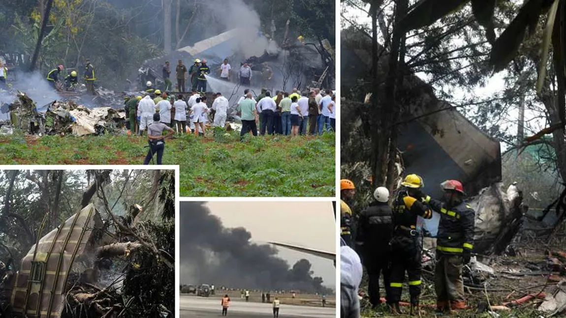 Avion prăbuşit în Cuba: Una dintre cele trei supravieţuitoare a decedat. Bilanţul a ajuns la 111 morţi