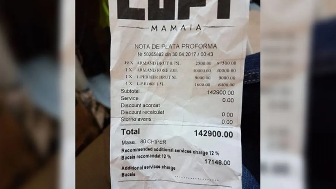Câţi bani au încasat cluburile din Mamaia în vacanţa de 1 mai 2018. Ce s-a întâmplat cu şampania de 100.000 Euro