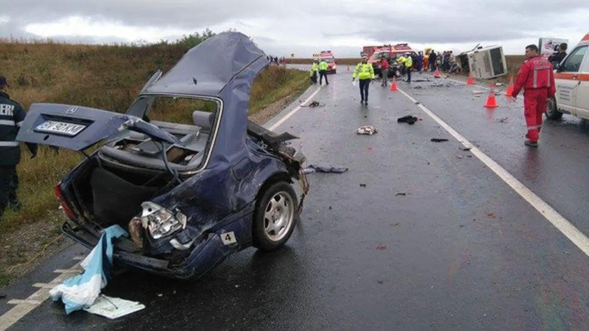Accident cumplit în Olt. Trei persoane au murit VIDEO