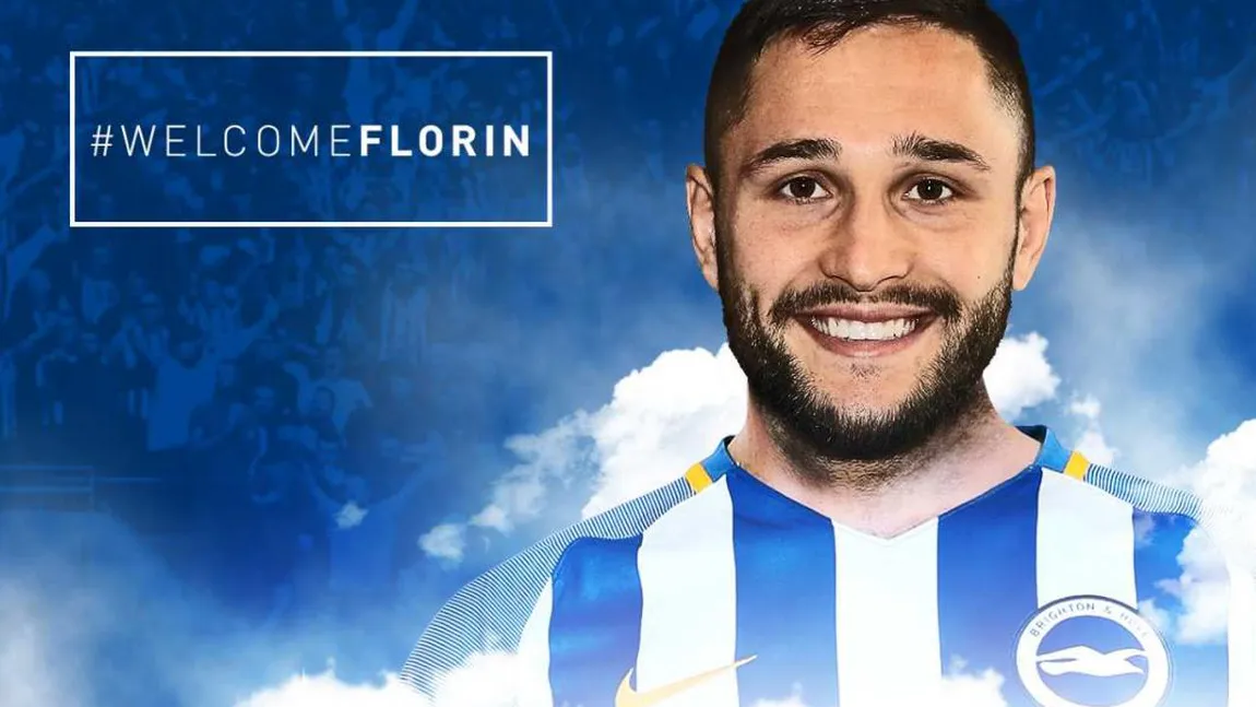 Florin Andone s-a transferat la Brighton, în Premier League. A semnat pe CINCI ANI