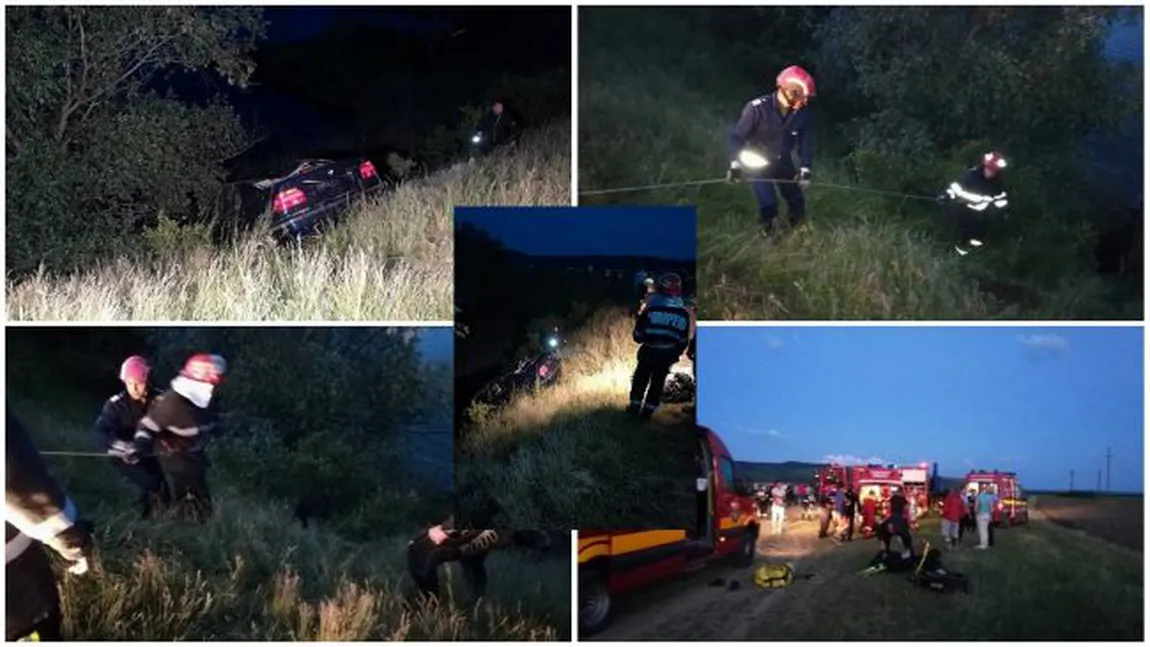 O maşină cu patru tineri s-a scufundat în lacul Ghioroc, din Arad. Două fete au murit VIDEO