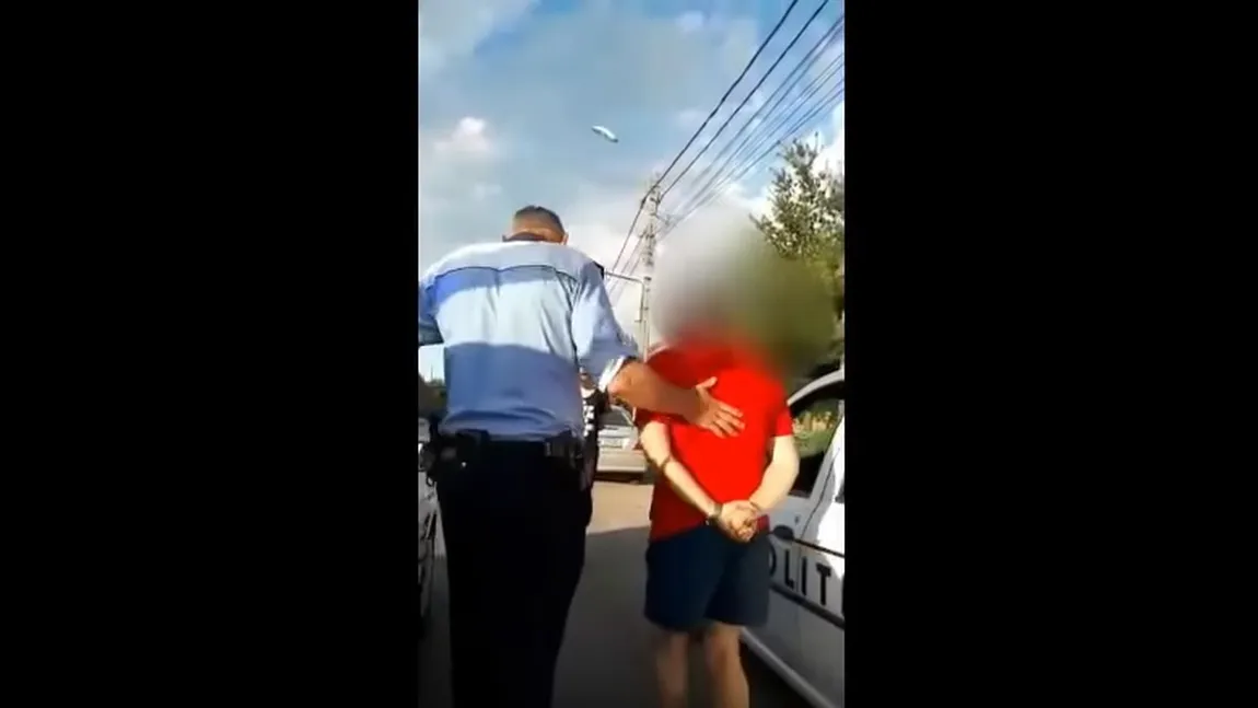 Profesor, scandal cu poliţia în stradă VIDEO