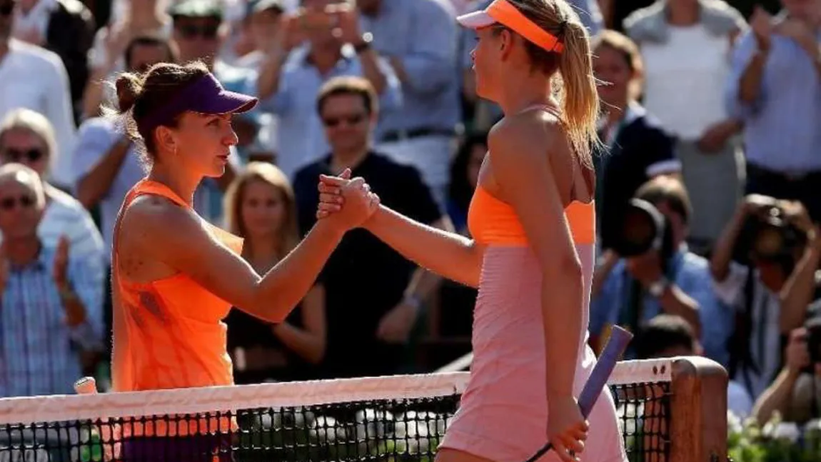 SIMONA HALEP-MARIA SHARAPOVA 4-6, 6-1, 6-4. Drumurile Simonei duc în finala turneului de la Roma. Urmează revanşa cu Svitolina