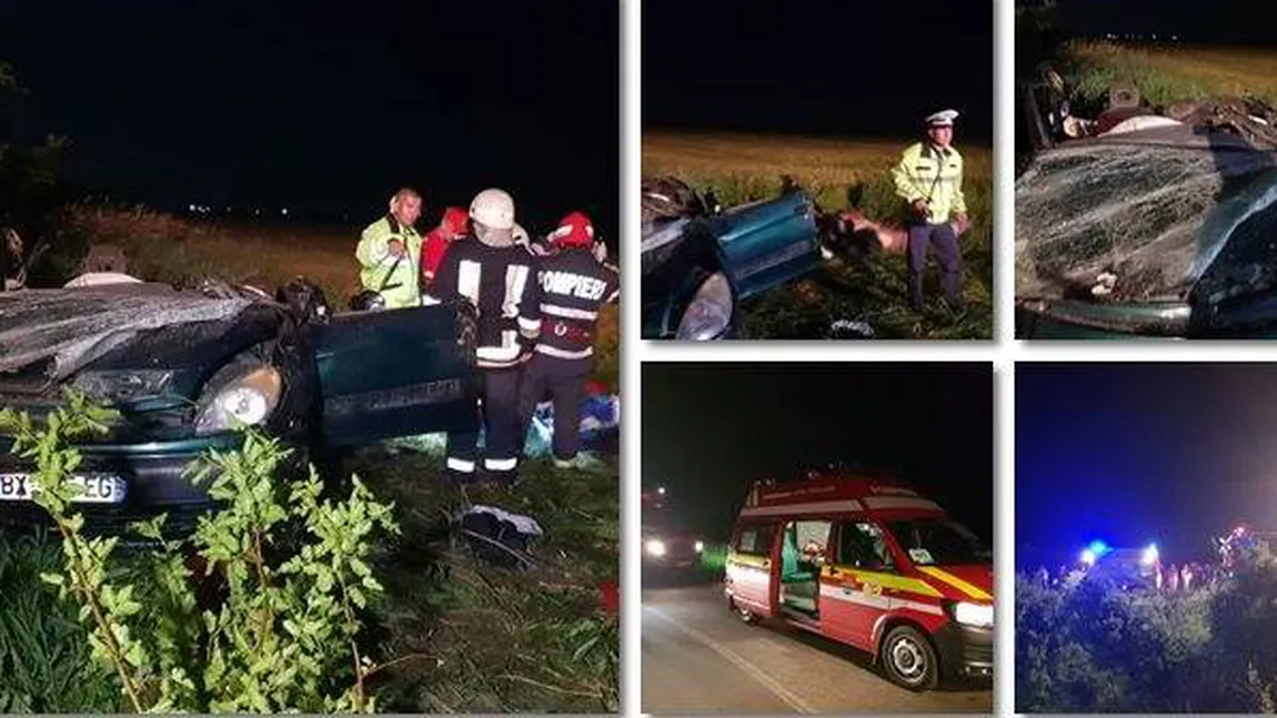 Cinci morţi într-un accident produs în Timiş. Un copil de 8 ani a fost rănit
