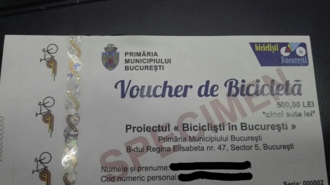 Anunţ important al Primăriei Capitalei despre voucherele pentru biciclete! Ce trebuie să ştie posesorii tichetelor