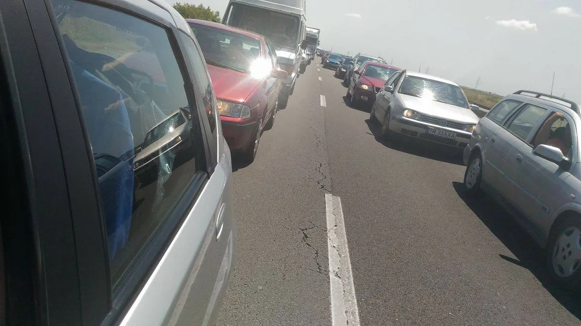 Accident în lanţ pe Autostrada Soarelui