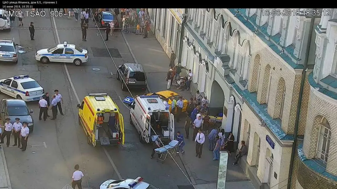 Panică la CM 2018. Un taxi a intrat în mulţime, în centrul Moscovei. Sunt mai mulţi răniţi