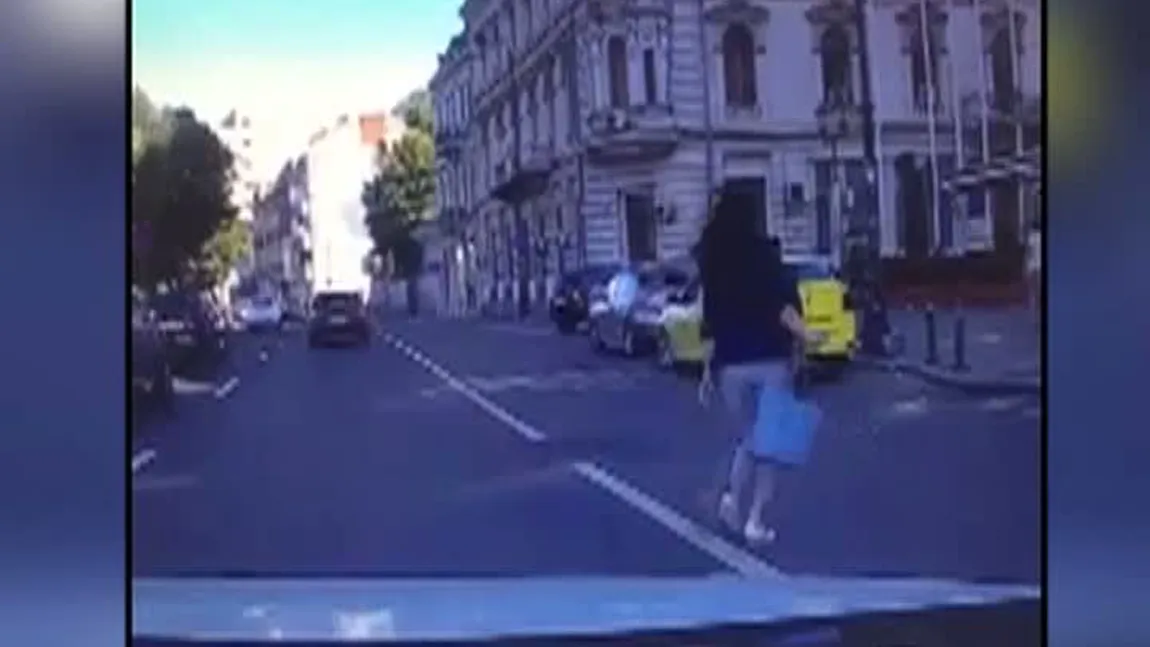 Tănără lovită de scuter în centrul Capitalei