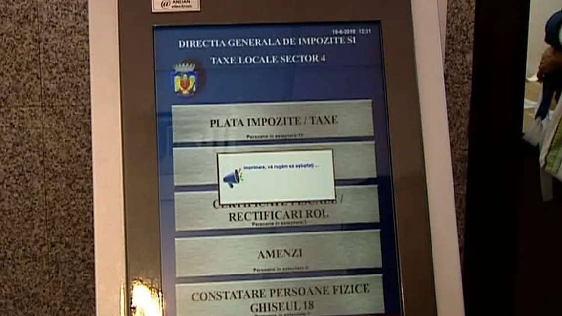 Cozile de la ghişeele Direcţiei Generale de Impozite şi Taxe Locale Sector 4, o amintire