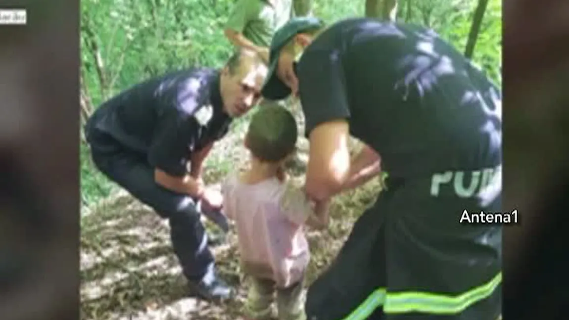 Fetiţa de cinci ani din Bacău, găsită într-o pădure