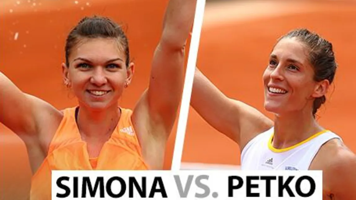 SIMONA HALEP - ANDREA PETKOVIC 7-5, 6-0. Urmează Elise Mertens în OPTIMILE DE FINALĂ