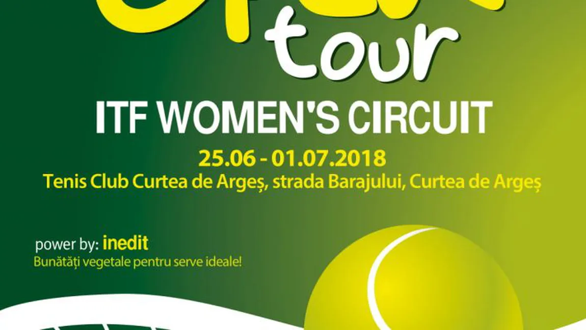 Preşedintele ITF, încântat de organizarea turneului Inedit Open Tour de la Curtea de Argeş