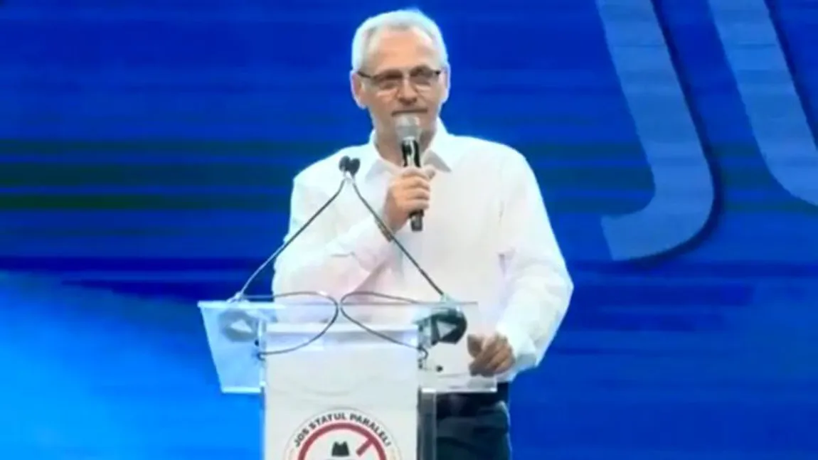 Cum şi-a făcut apariţia iubita lui Liviu Dragnea la mitingul PSD de sâmbătă din Piaţa Victoriei