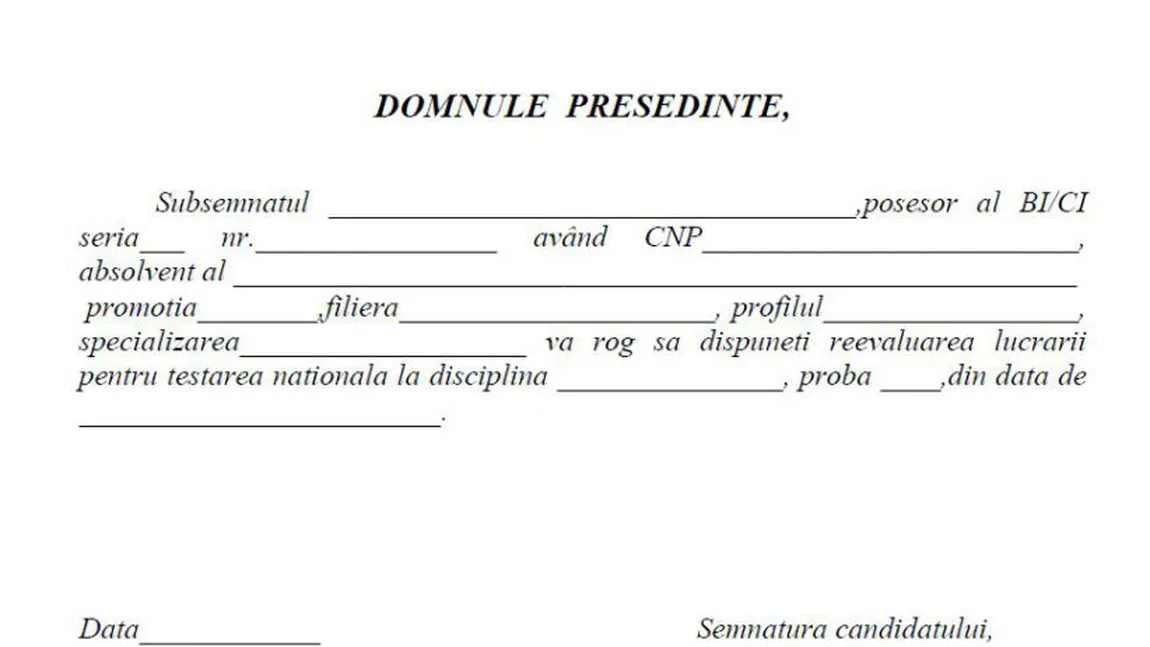 Când se depun contestaţiile la rezultatele de la Evaluarea Naţională 2018 pentru clasa a 8-a