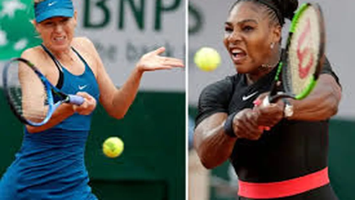 Serena Williams s-a retras de la Roland Garros. Maria Şarapova are cale liberă spre sferturi