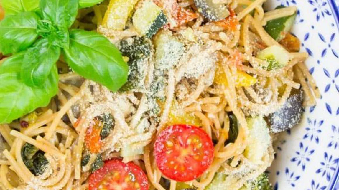 Spaghete cu legume