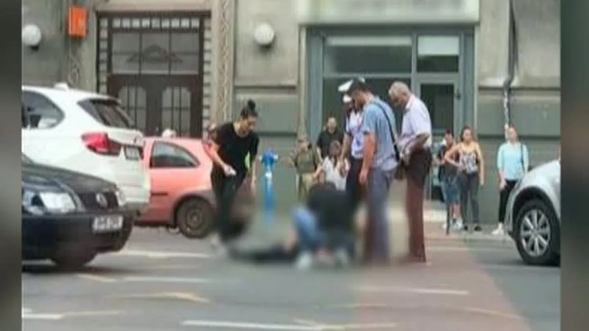 Accident în Capitală. Un poliţist a fost lovit de un şofer în vârstă de 59 de ani