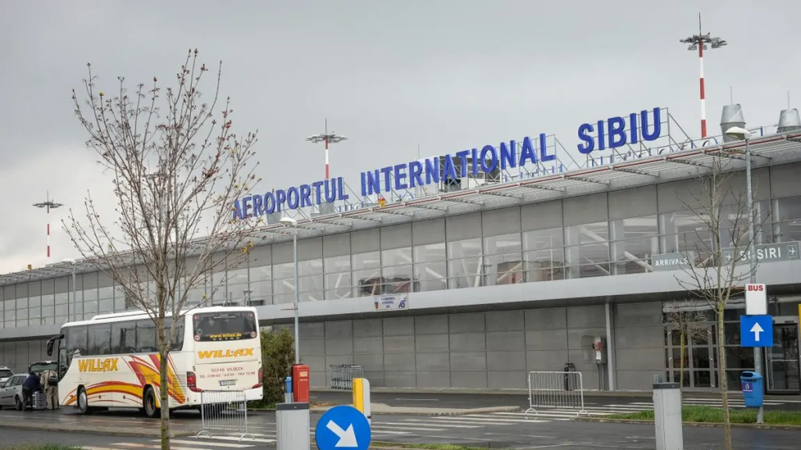 Aeroportul Sibiu, evacuat de urgenţă din cauza unui miros suspect. A fost găsit un spray UPDATE