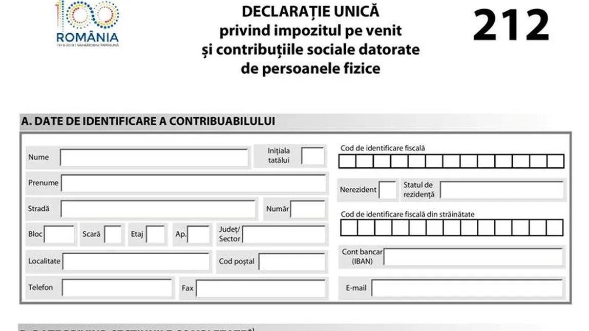 Când se depun noile declaraţii privind obligaţiile de plată ale persoanelor care obţin alte venituri decât cele din salarii