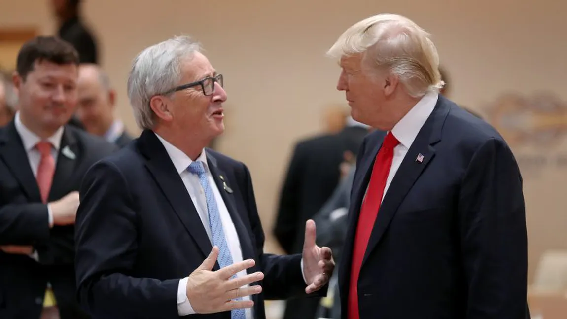 Întâlnire Trump - Juncker: Preşedintele SUA speră să ajungă la un acord comercial cu UE