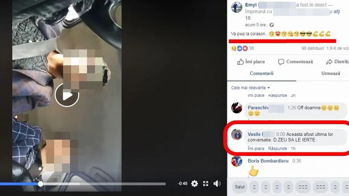 Accident cu doi morţi, pe E85. Ambele victime erau adolescenţi şi transmiteau LIVE pe Facebook 