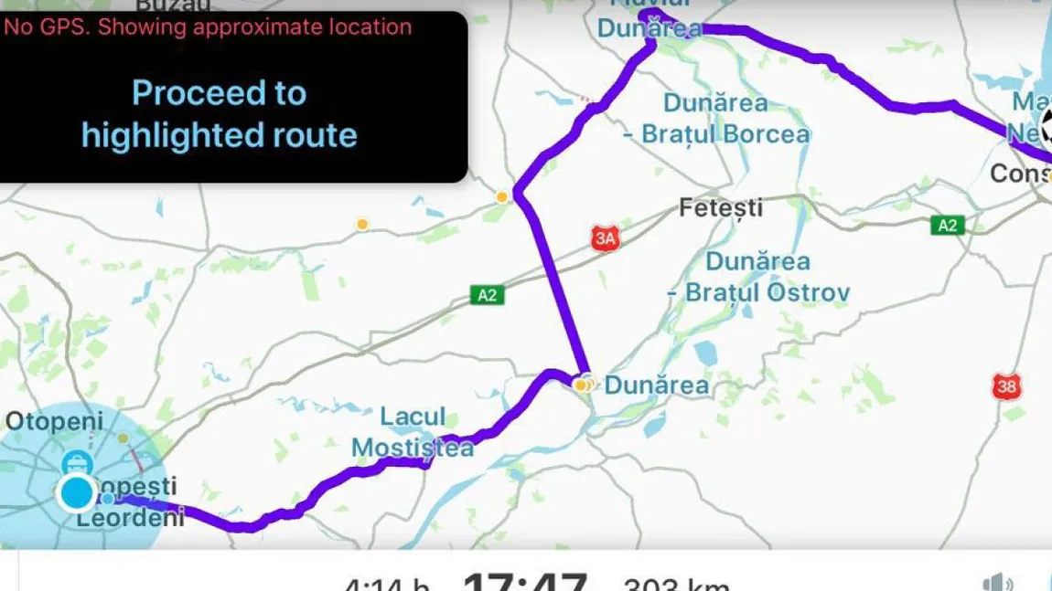 Eroare în aplicaţia Waze. Şoferii plecaţi de la mare au fost direcţionaţi pe drumul vechi Constanţa şi Bucureşti